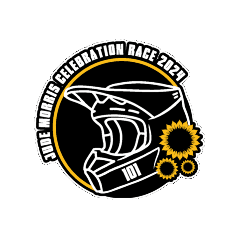 Motocross Sunflower Sticker by Jude Morris Racing Foundation