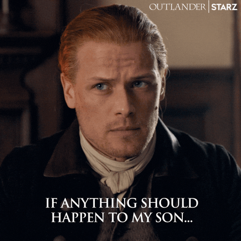 Sam Heughan Father GIF by Outlander
