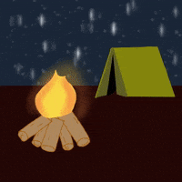 Fire Camping GIF