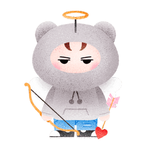 Valentines Day Cupid Sticker