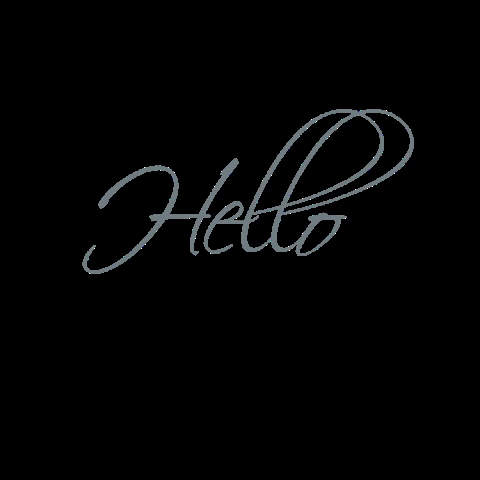 YourChoicePhotography hello calligraphy GIF