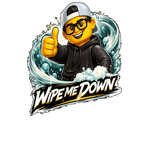 Wipe Me Down Detail Sticker