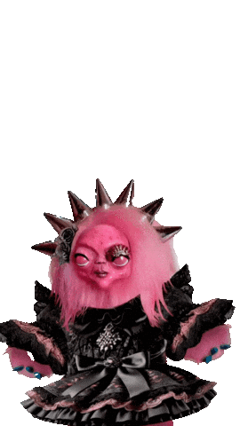 3D Goth Sticker