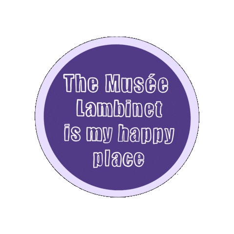 Museum Badge Sticker by Nathalie Lambinet