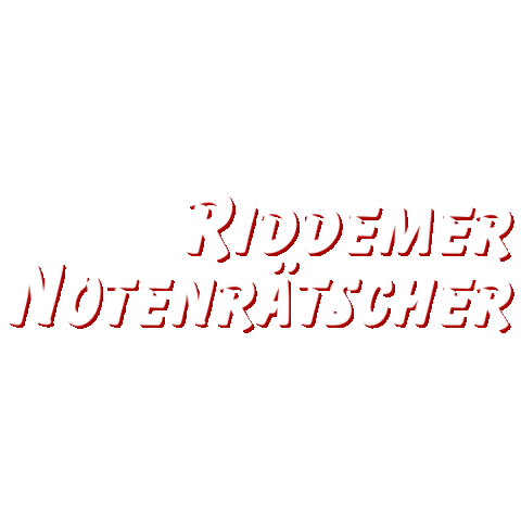 Riddemer Notenrätscher Sticker