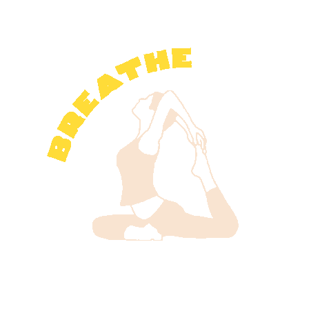 Breathe Inhale Exhale Sticker by STRONGBEE