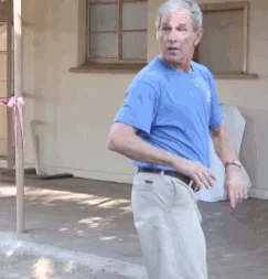 george bush booty GIF