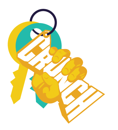 Crunch Fitness Key Chain Sticker by Crunch Gym