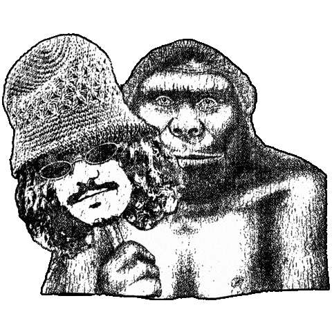 Mask Monkey Sticker