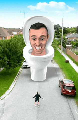toileting meme gif