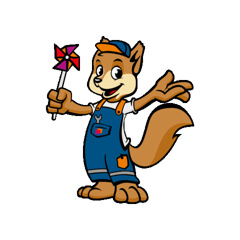 Nico Eichhörnchen Sticker by Stadtwerke Soest