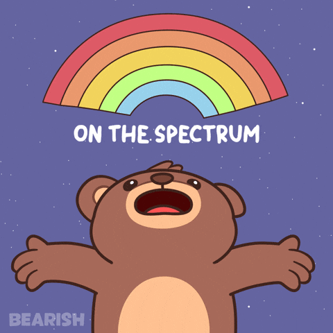 Teddy Bear Rainbow GIF by BEARISH