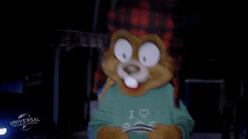 Shocked Christmas GIF by Universal Parks and Resorts
