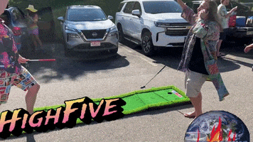 High Five All Love GIF by Tailgating Challenge