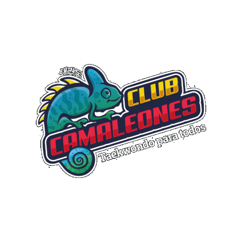 Chameleon Sticker by Taekwondo Camaleones
