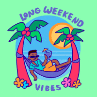 Long Weekend Summer GIF by Hello All