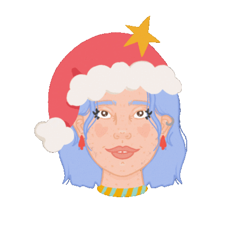 Santa Claus Girl Sticker by sublinhando