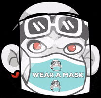 Wear A Mask GIF by Zhot Shop