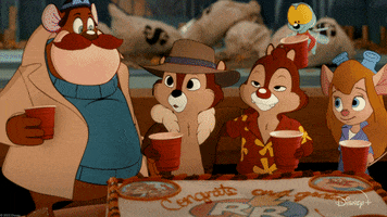 Chip N Dale Cheers GIF by Disney+