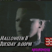 michael myers various tv halloween GIF by absurdnoise