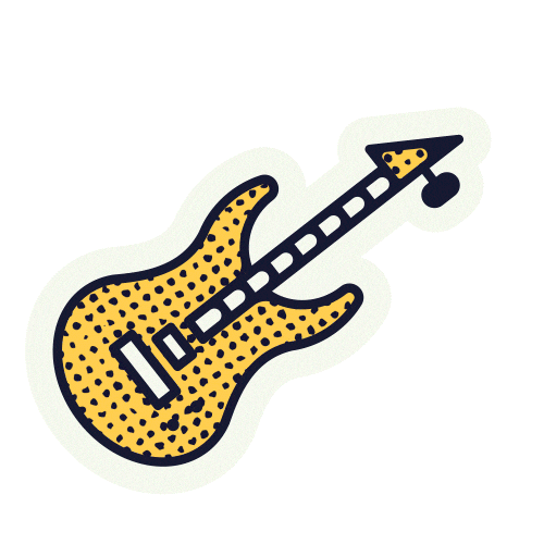 Musica Guitarra Sticker by Conjuve