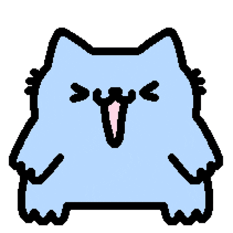 Cat Laugh GIF by sillynub