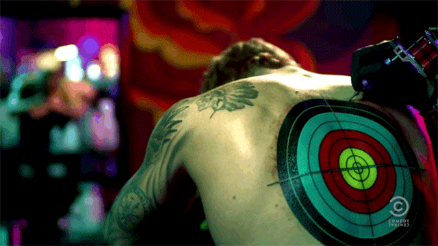 Image result for target on your back gif