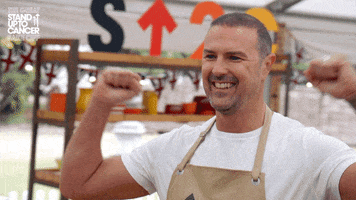 Congrats Win GIF by The Great British Bake Off