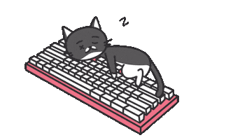 Sleepy Cats Sticker