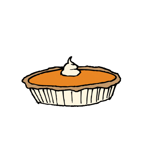 Happy Pumpkin Pie Sticker by Old Sole Designs
