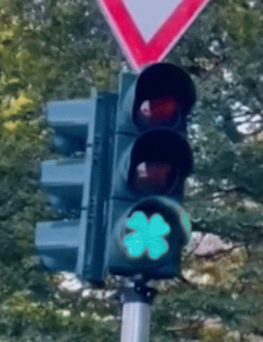 Traffic Light Heart GIF