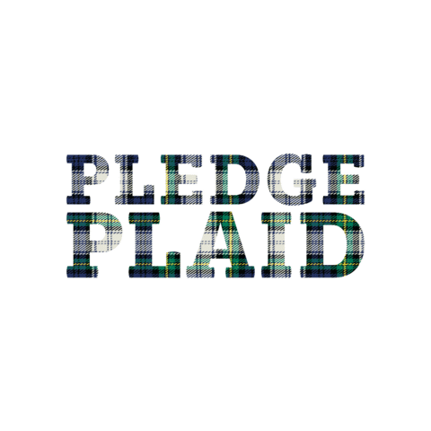 Pledge Plaid Sticker by Heathwood Hall Episcopal School