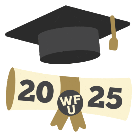 Wfugrad Sticker by Wake Forest University