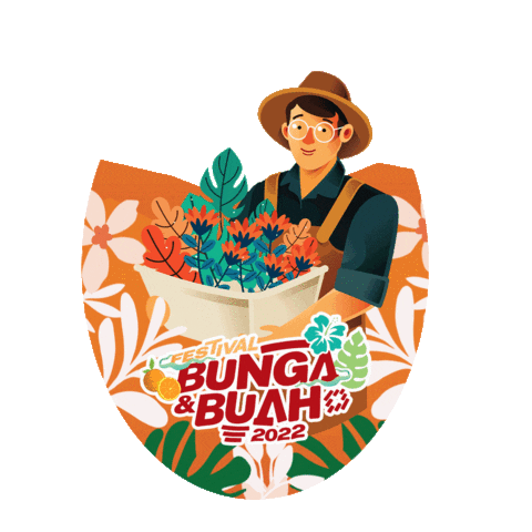 Festival Bunga Sticker by Kala