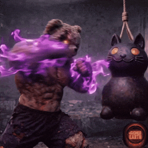 Teddy Bear Monster GIF