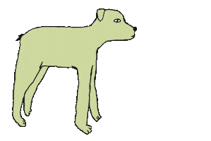 Dog Sticker by courtney hassmann