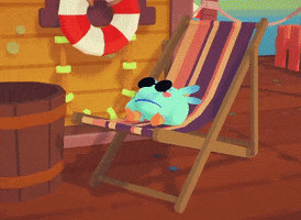 Sunglasses Lounging GIF by Ooblets