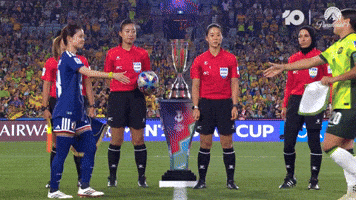 Hand Shake Sam Kerr GIF by Football Australia