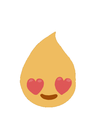 Heart Fire Sticker