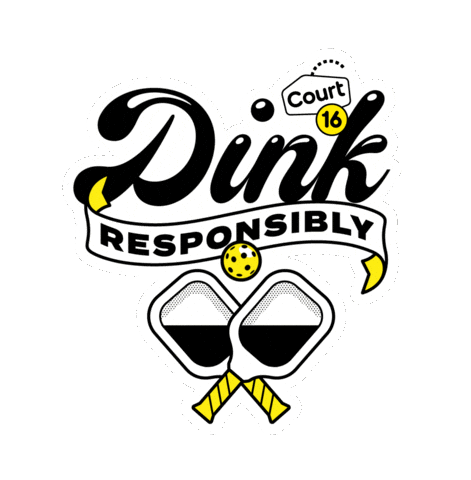 Game Time Fun Sticker by Court 16 - Tennis & Pickleball