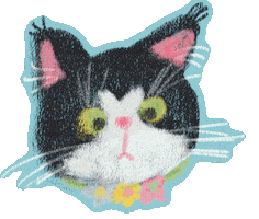 Cat Sticker by Peiii111