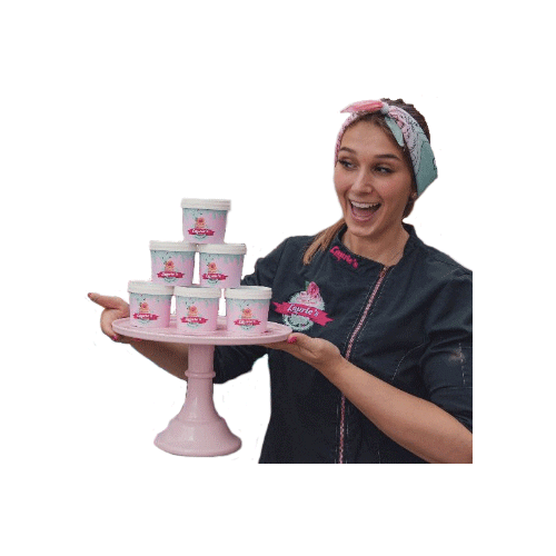 Ice Laura Sticker by Lauries Bakery