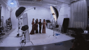 ShanghaiSO camera photoshoot models violin GIF