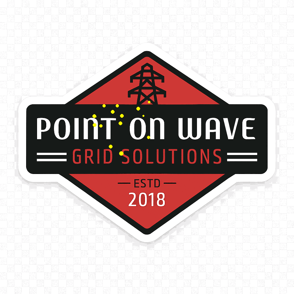 Point On Wave Sticker