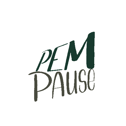 Pause Mecfs Sticker by Handbeschriftetes