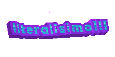 Literalisimo Sticker