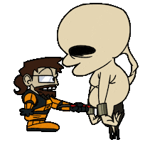 Half Life Crowbar Sticker