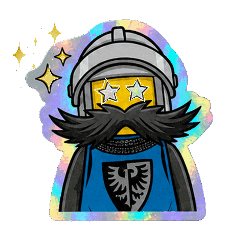 Dark Lego Sticker