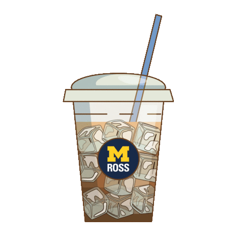 Iced Coffee Sticker by MichiganRoss