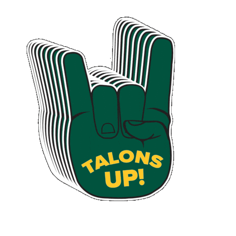 Foam Finger Talons Sticker by Brockport